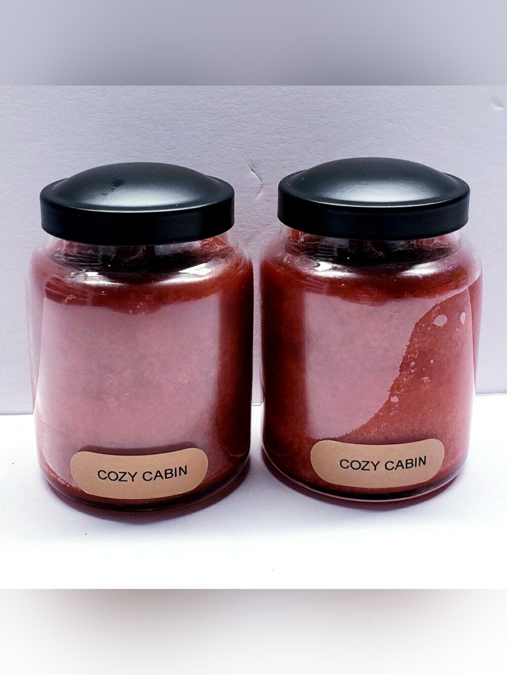 COZY CABIN -A Cheerful Giver Strong Scented Single Wick Candle, 6 oz - 2 pcs